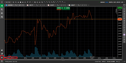 cTrader Setting Button